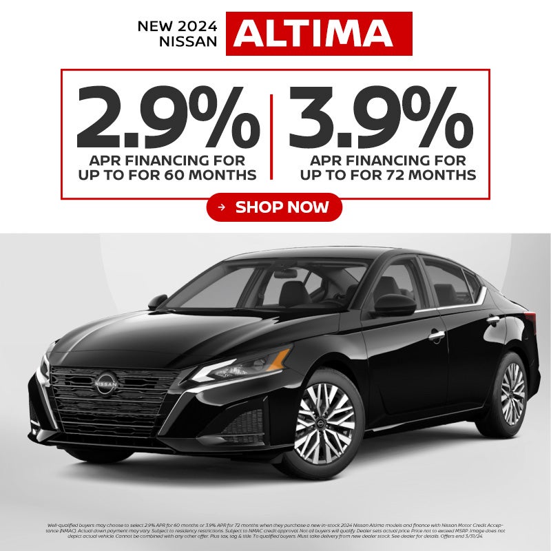 2024 Nissan Altima as low as 2.9% APR