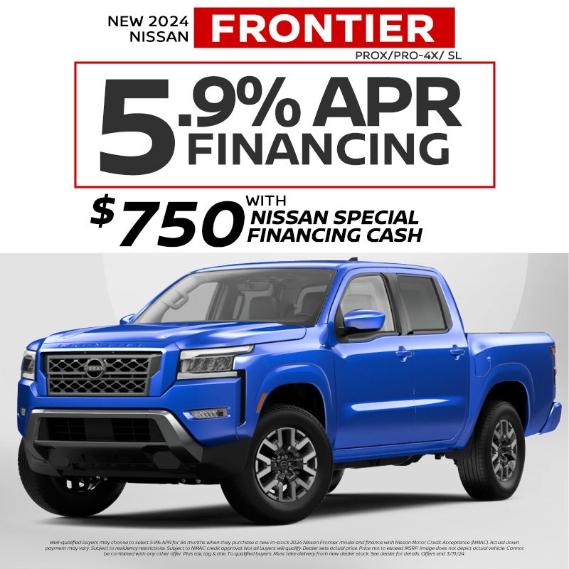 2024 Nissan Frontier PROX/PRO 4X/ SL 5.9% for 84 months